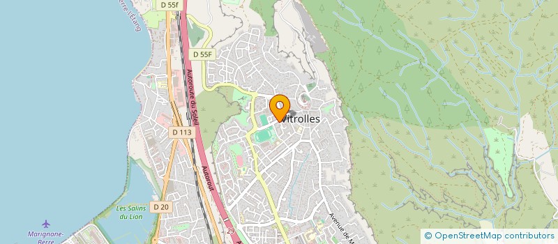 localisation de l'entreprise SUD DISTRIBUTION COLLECTIVITES à VITROLLES