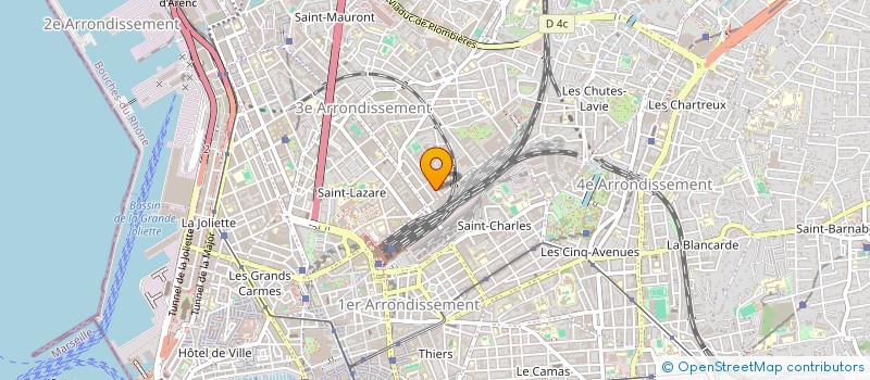 localisation de l'entreprise SUD DRIVER à MARSEILLE