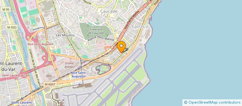 localisation de l'entreprise SUD ECHAFFAUDAGE 06 à NICE
