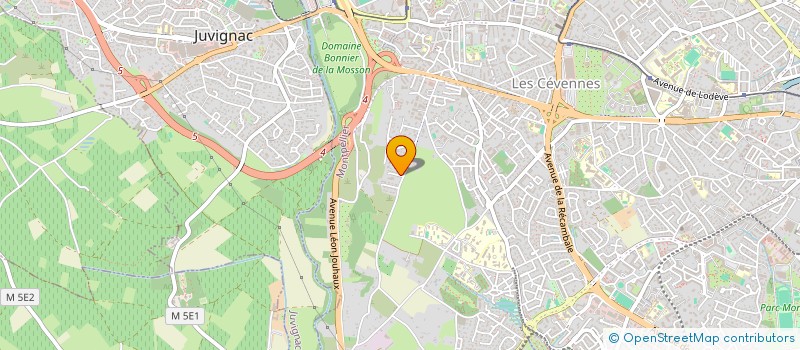 localisation de l'entreprise SUD ECO NRJ à MONTPELLIER