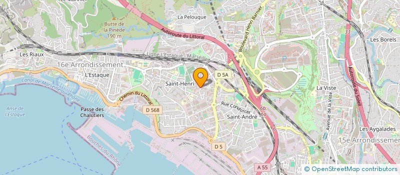 localisation de l'entreprise SUD ECO PEINTURE  MARSEILLE