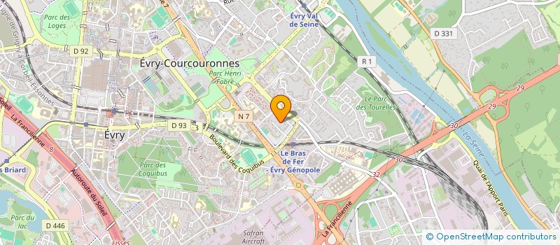 localisation de l'entreprise SUD EDUCATION & LIBERTE à EVRY-COURCOURONNES