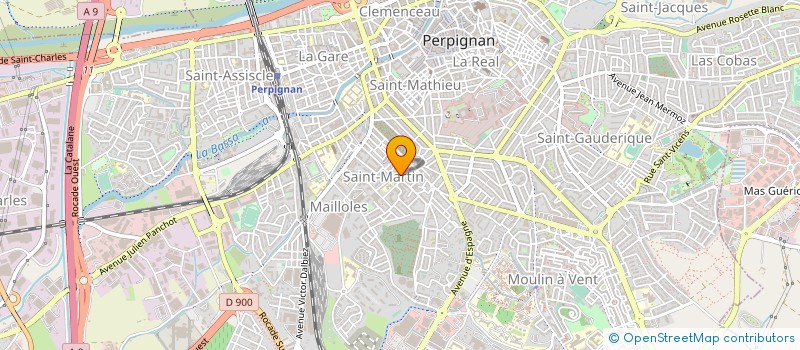 localisation de l'entreprise SUD-ELECTRONIC  PERPIGNAN