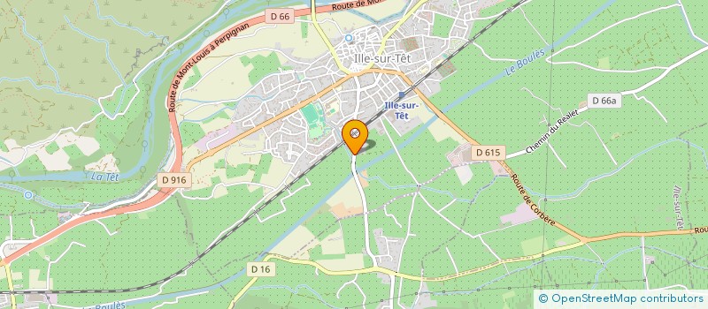 localisation de l'entreprise SUD EMBALLAGE à ILLE-SUR-TET