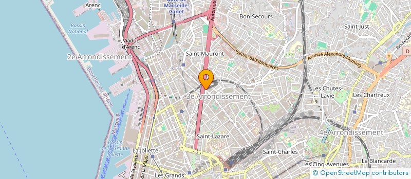 localisation de l'entreprise SUD EMBRAYAGE EXPRESS à MARSEILLE