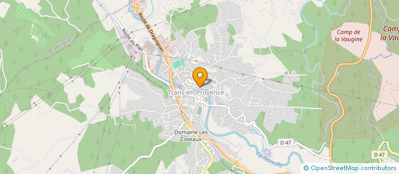 localisation de l'entreprise SUD ENCOMBRANTS à TRANS-EN-PROVENCE
