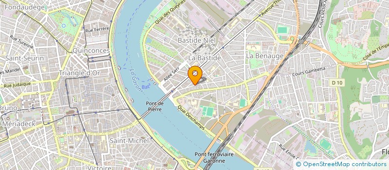 localisation de l'entreprise SUD ENDUIT 33  BORDEAUX