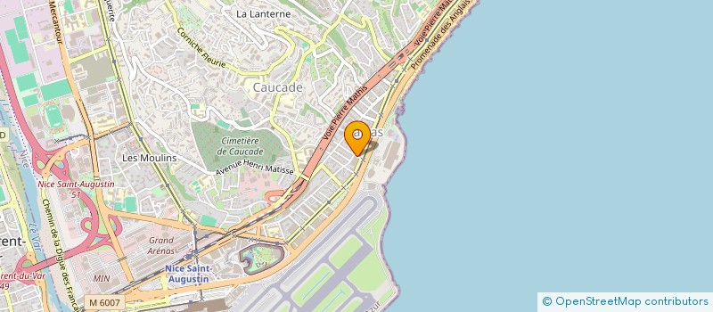 localisation de l'entreprise SUD ENERGIE PLOMBERIE à NICE