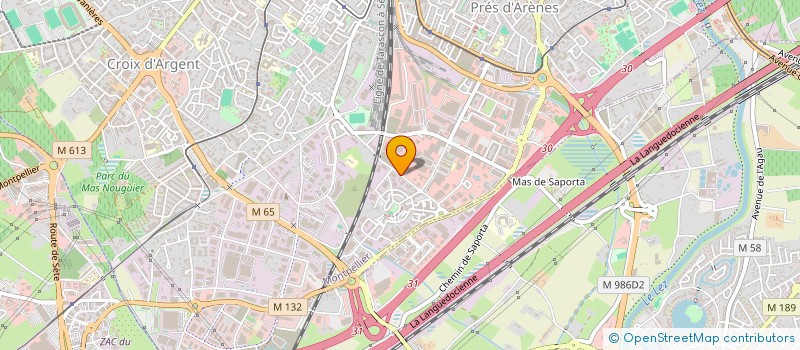 localisation de l'entreprise SUD ENERGIE THERMI ESCALAS à MONTPELLIER