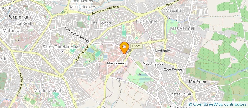 localisation de l'entreprise SUD EQUIPEMENT MATERIELS  CABESTANY