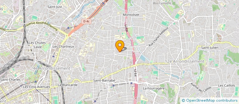 localisation de l'entreprise SUD ESPACE à MARSEILLE