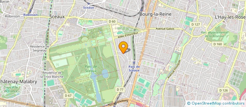 localisation de l'entreprise SUD ESPACE VERT à SCEAUX