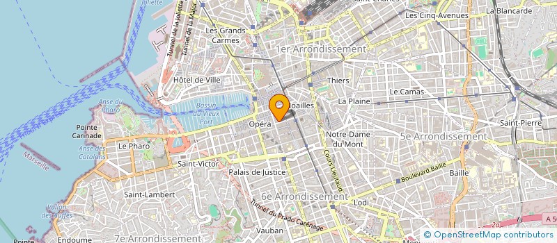 localisation de l'entreprise SUD ESPACE VERT à MARSEILLE