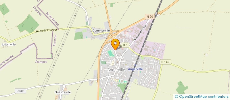 localisation de l'entreprise SUD ESSONNE DEPANNAGE REMORQ ASSIST à ANGERVILLE