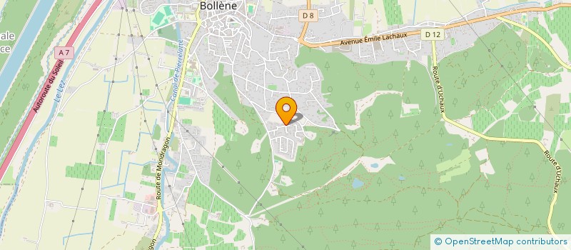 localisation de l'entreprise SUD EST AMENAGEMENT à BOLLENE