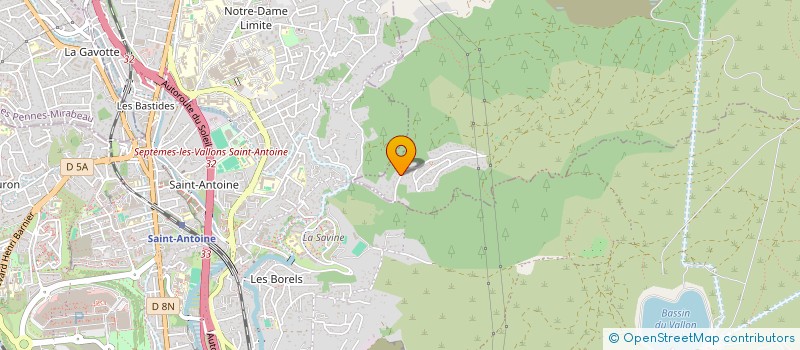 localisation de l'entreprise SUD EST AMENAGEMENT PEINTURE à SEPTEMES-LES-VALLONS