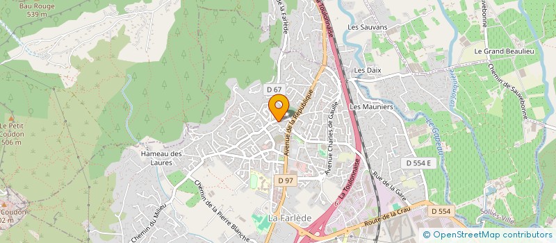 localisation de l'entreprise SUD EST AMENAGEMENTS  LA FARLEDE