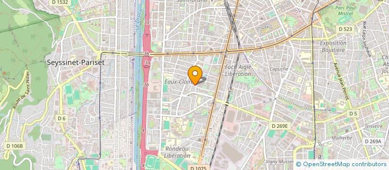 localisation de l'entreprise SUD EST AUTO  GRENOBLE