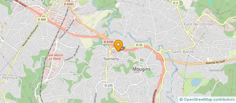 localisation de l'entreprise SUD EST AUTOS à MOUGINS