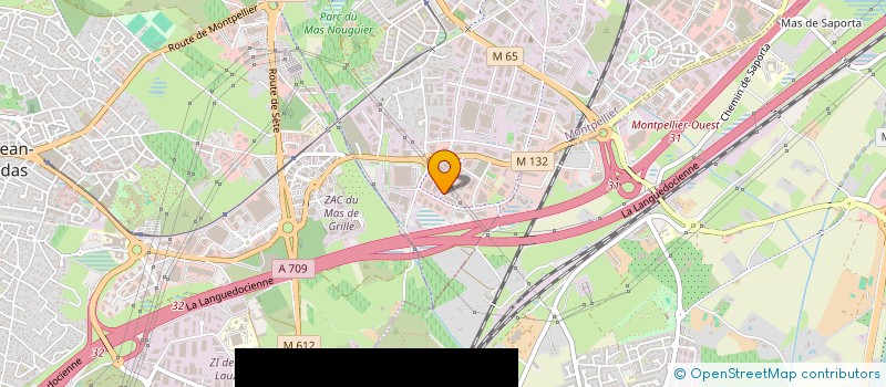 localisation de l'entreprise SUD EST BTP à MONTPELLIER