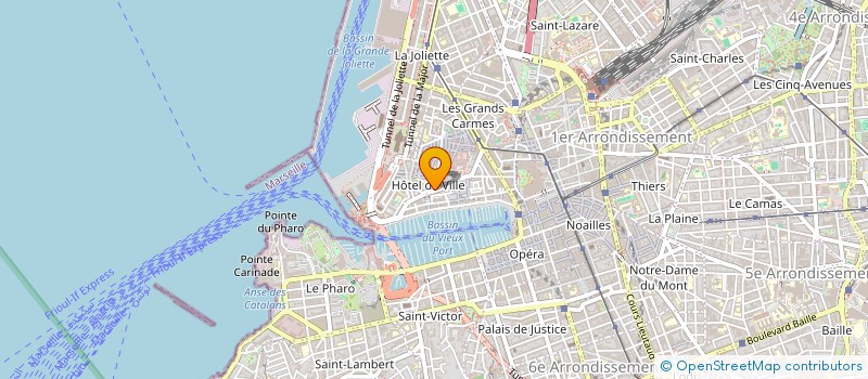 localisation de l'entreprise SUD EST COMMUNICATION à MARSEILLE