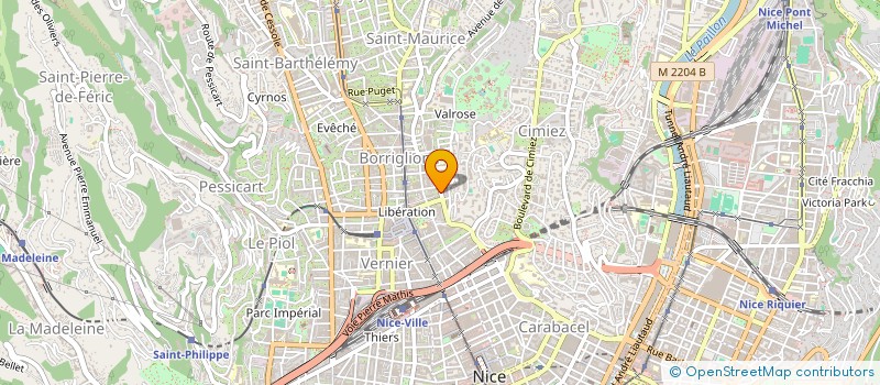 localisation de l'entreprise SUD EST CONCEPT à NICE