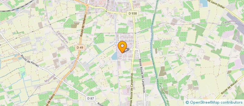 localisation de l'entreprise SUD EST CONVOYAGES à PERNES-LES-FONTAINES