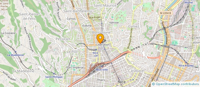 localisation de l'entreprise SUD EST COTE SHOP à NICE