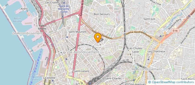 localisation de l'entreprise SUD EST DISTRIBUTION ALIMENTAIRE à MARSEILLE