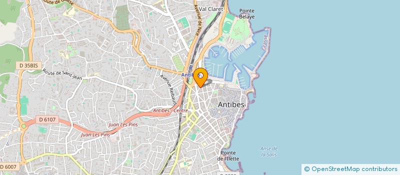 localisation de l'entreprise SUD EST ELECTRO HYDROLIQUE INDUS MARINE à ANTIBES