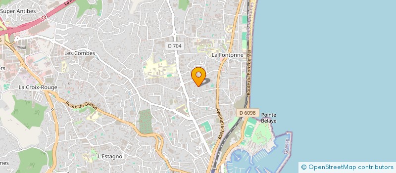 localisation de l'entreprise SUD EST ELEVATION  ANTIBES