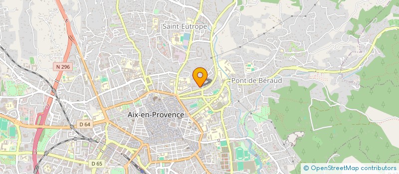 localisation de l'entreprise SUD-EST GESTION SOCIETE D'EXPERTISE COMPTABLE à AIX-EN-PROVENCE
