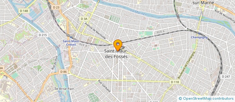 localisation de l'entreprise SUD EST GOURMET à SAINT-MAUR-DES-FOSSES