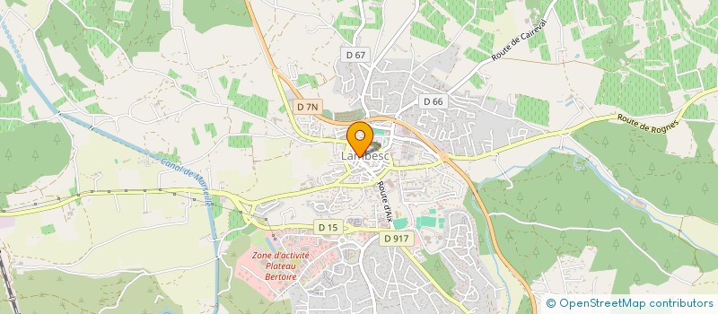 localisation de l'entreprise SUD EST IMMO à LAMBESC
