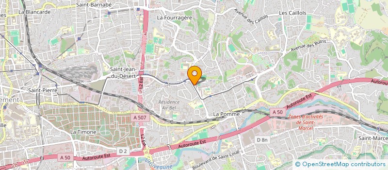 localisation de l'entreprise SUD EST INVESTISSEMENTS ET PARTICIPATIONS à MARSEILLE