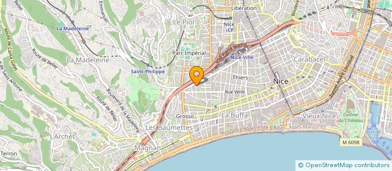 localisation de l'entreprise SUD EST MENUISERIE 06 à NICE