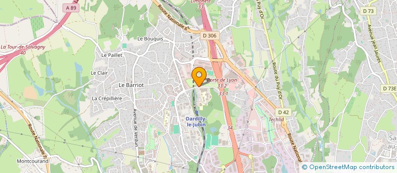 localisation de l'entreprise SUD-EST MONTAGES INSTALLATIONS à DARDILLY