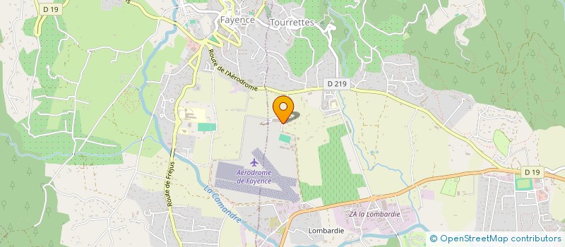 localisation de l'entreprise SUD EST NETTOYAGE à TOURRETTES
