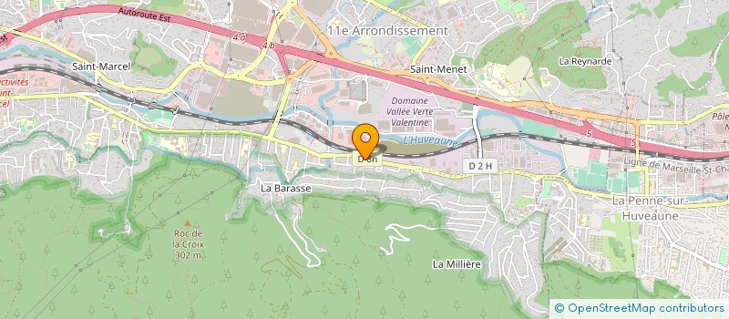 localisation de l'entreprise SUD EST PAYSAGE à MARSEILLE