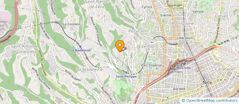 localisation de l'entreprise SUD EST PISCINES à NICE