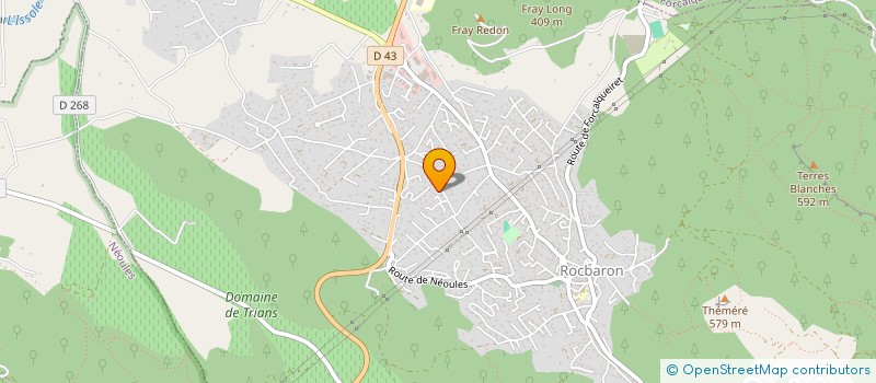 localisation de l'entreprise SUD EST POMPAGE à ROCBARON