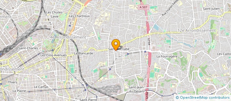 localisation de l'entreprise SUD EST REPRESENTATION à MARSEILLE