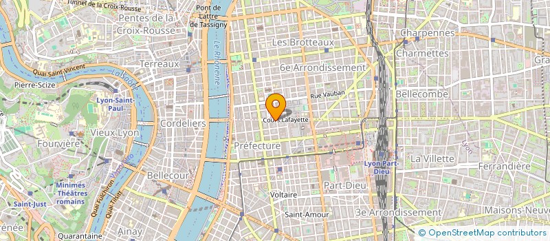 localisation de l'entreprise SUD EST SERVICES à LYON