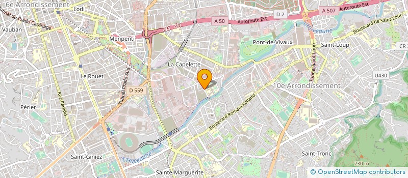 localisation de l'entreprise SUD EST SERVICES à MARSEILLE