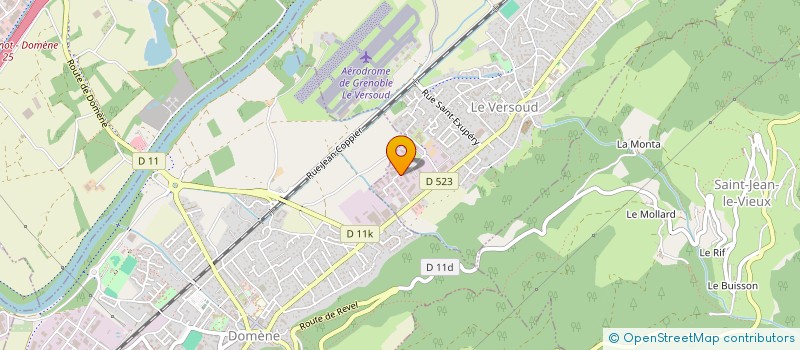 localisation de l'entreprise SUD EST SERVICES à LE VERSOUD