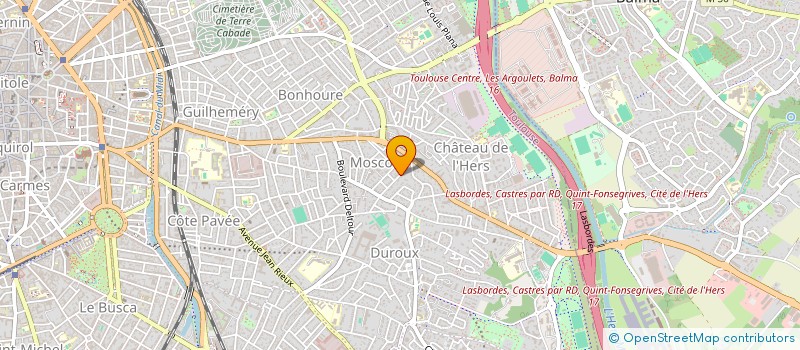 localisation de l'entreprise SUD EST TOULOUSAIN POUR TOUS à TOULOUSE
