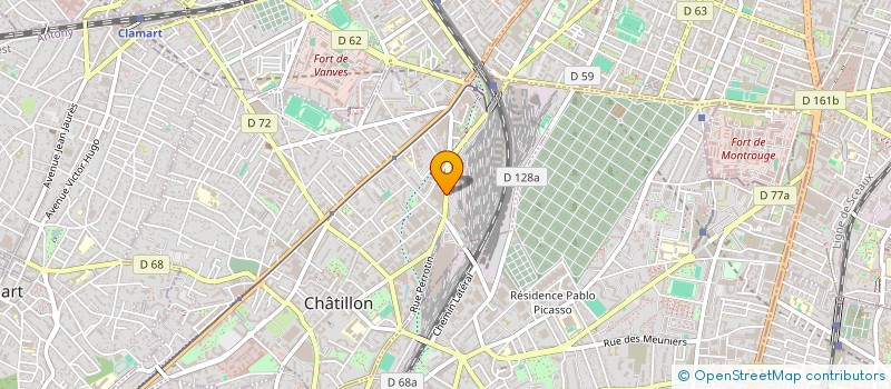 localisation de l'entreprise SUD EST TRAITEUR à CHATILLON
