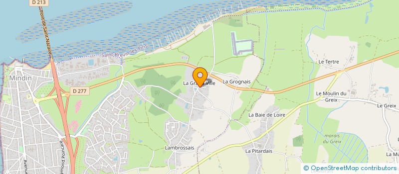localisation de l'entreprise SUD ESTUAIRE HANDBALL CLUB à SAINT BREVIN LES PINS