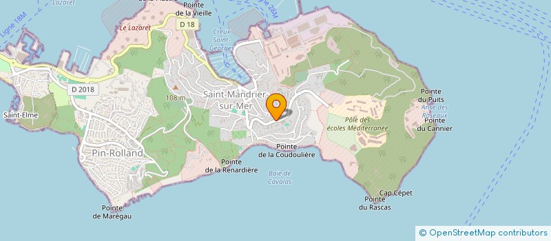 localisation de l'entreprise SUD ET OUEST  SAINT-MANDRIER-SUR-MER