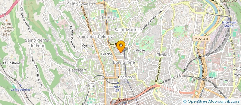 localisation de l'entreprise SUD ETANCHE 06 à NICE